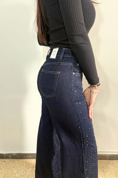 Pantalón tejano brillo